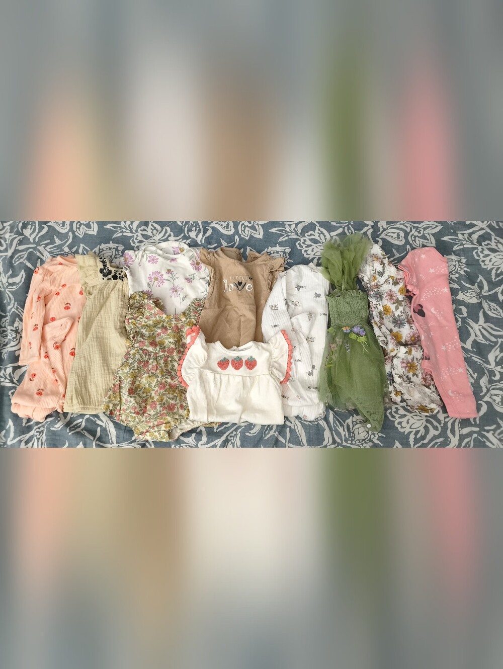 Baby Girl Bundle Of 10 Clothes 3m-9m